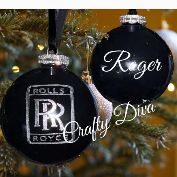 Rolls Royce Car Christmas Tree Ornament| Customized/Personalized White Elephant - Picture 7 of 16